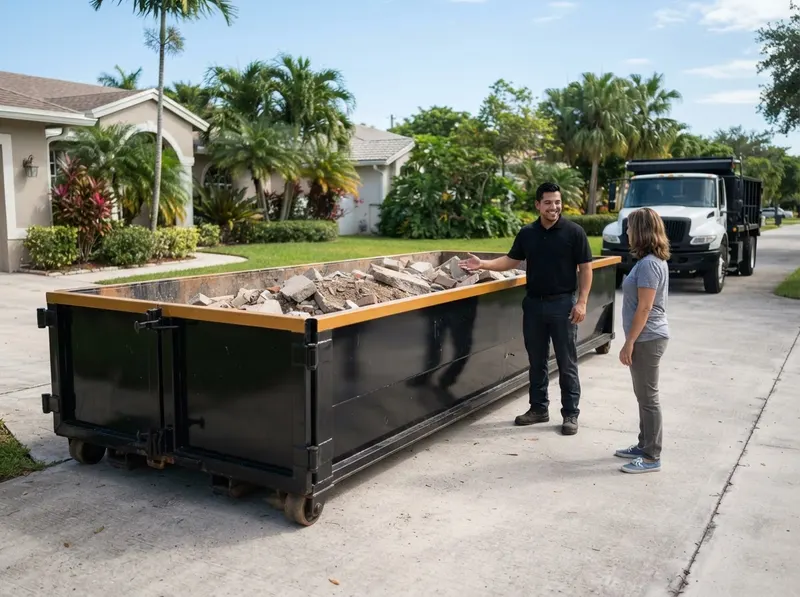 Concrete & Inert Heavy-Debris Dumpster Rental in Miami, FL